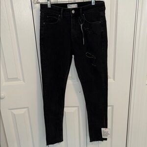 ASOS Design Powerstretch Soft Black Denim Jeans Size 28 NWT